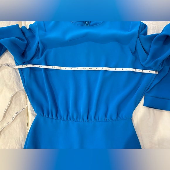 Amanda Uprichard Baldwin Mini Dress, Sky Blue, Medium - Picture 6 of 13